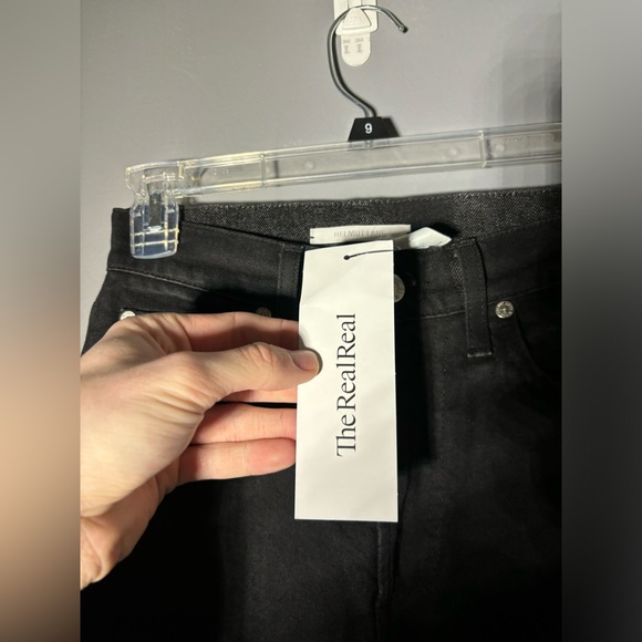 Helmut Lang Black Femme Hi Bootcut Jeans Womens Size 25 - Picture 4 of 6